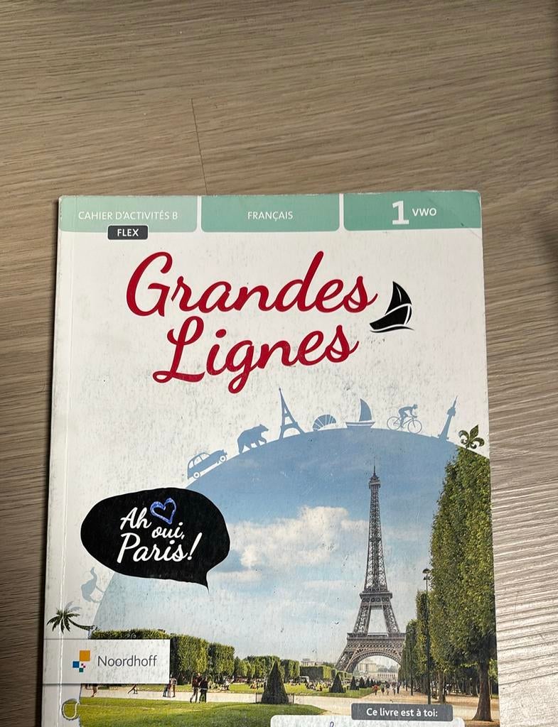 Grandes Lignes cahiers d'activités deel B VWO 1, Ophalen, Gelezen, VWO, Frans