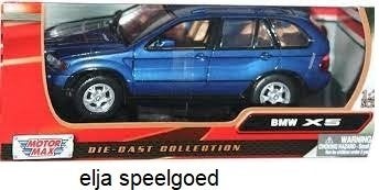 Schaalauto BMW X5 1:24 Modelauto in een doos verpakt nieuw, Hobby en Vrije tijd, Modelauto's | 1:24, Ophalen of Verzenden, Nieuw
