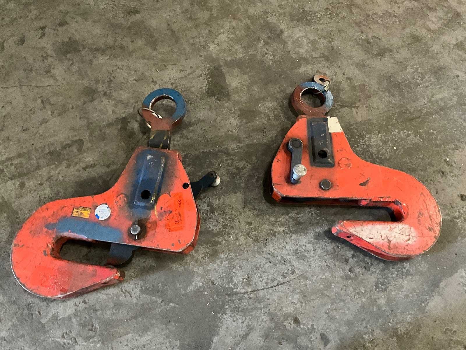 Platenklem 4,5T 0-50mm - 2 stuks, Doe-het-zelf en Verbouw, Lieren en Takels, Ophalen, Gebruikt