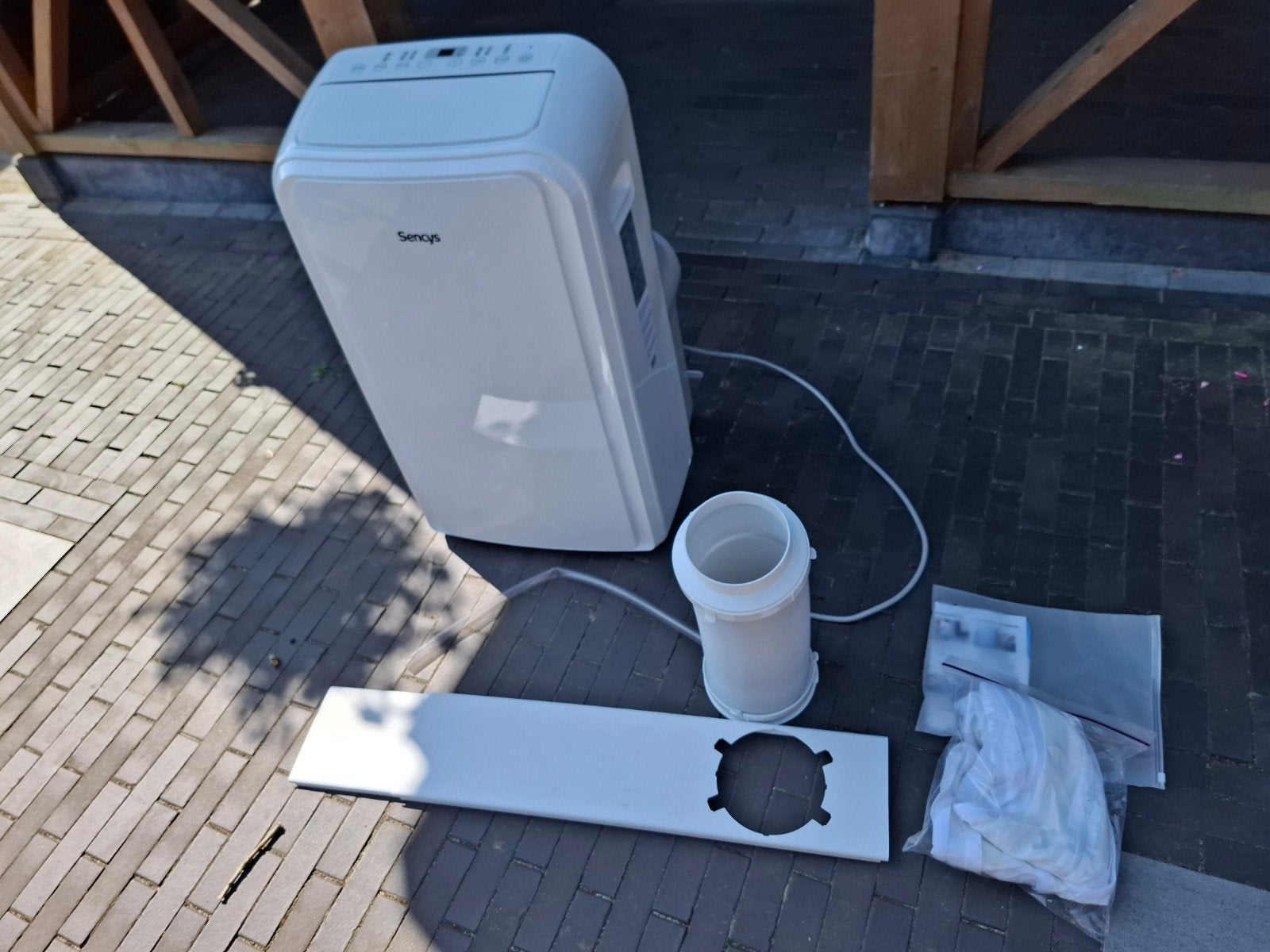 sencys mobiele airco model 5326748, Ophalen, Minder dan 60 m³, 3 snelheden of meer, Zo goed als nieuw