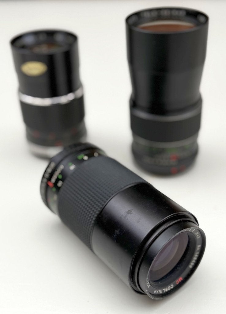 Coslinar 70-140mm f3.8 (M42 mount) e.a. (zie lijst/foto's), Ophalen of Verzenden, 1960 tot 1980