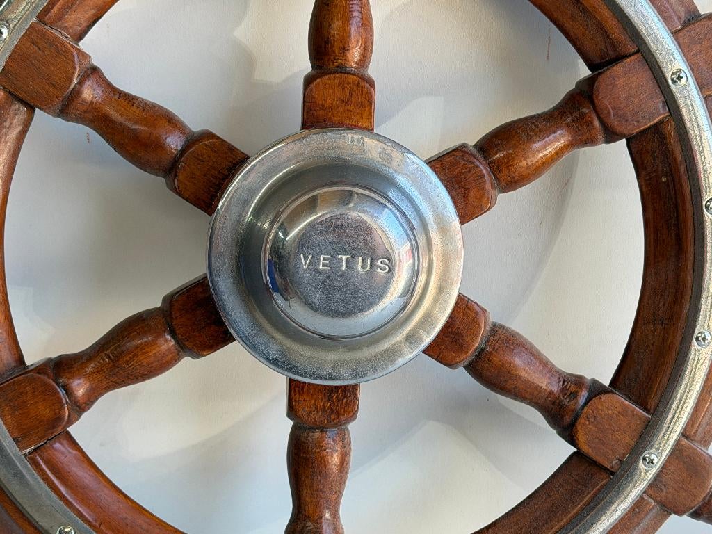 Vetus stuurwiel 52 cm, Watersport en Boten, Ophalen of Verzenden, Gebruikt, Lijn of Blok