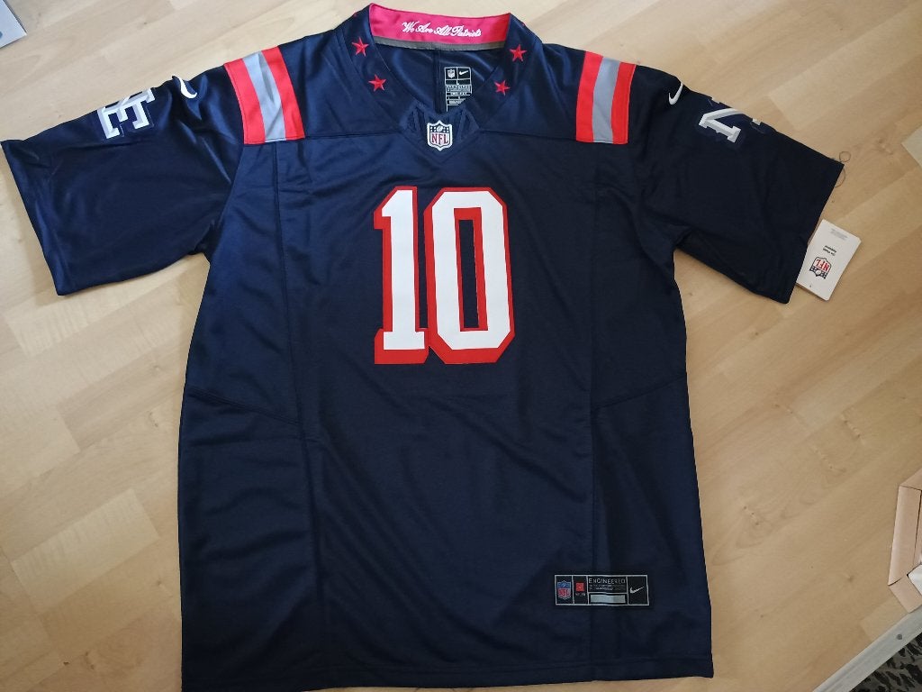 New England Patriots Jersey Maye maat: XL, Blauw, Overige typen, Ophalen of Verzenden, Maat 56/58 (XL)