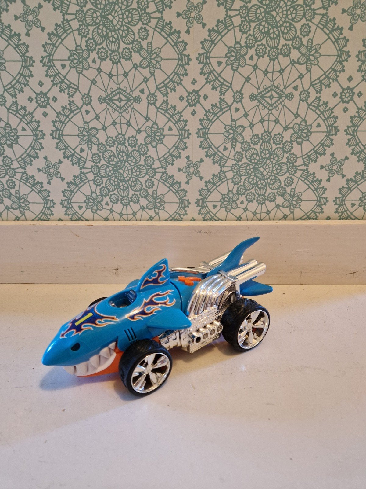 Hot Wheels Sharkruiser met licht en geluid, Ophalen of Verzenden, Zo goed als nieuw