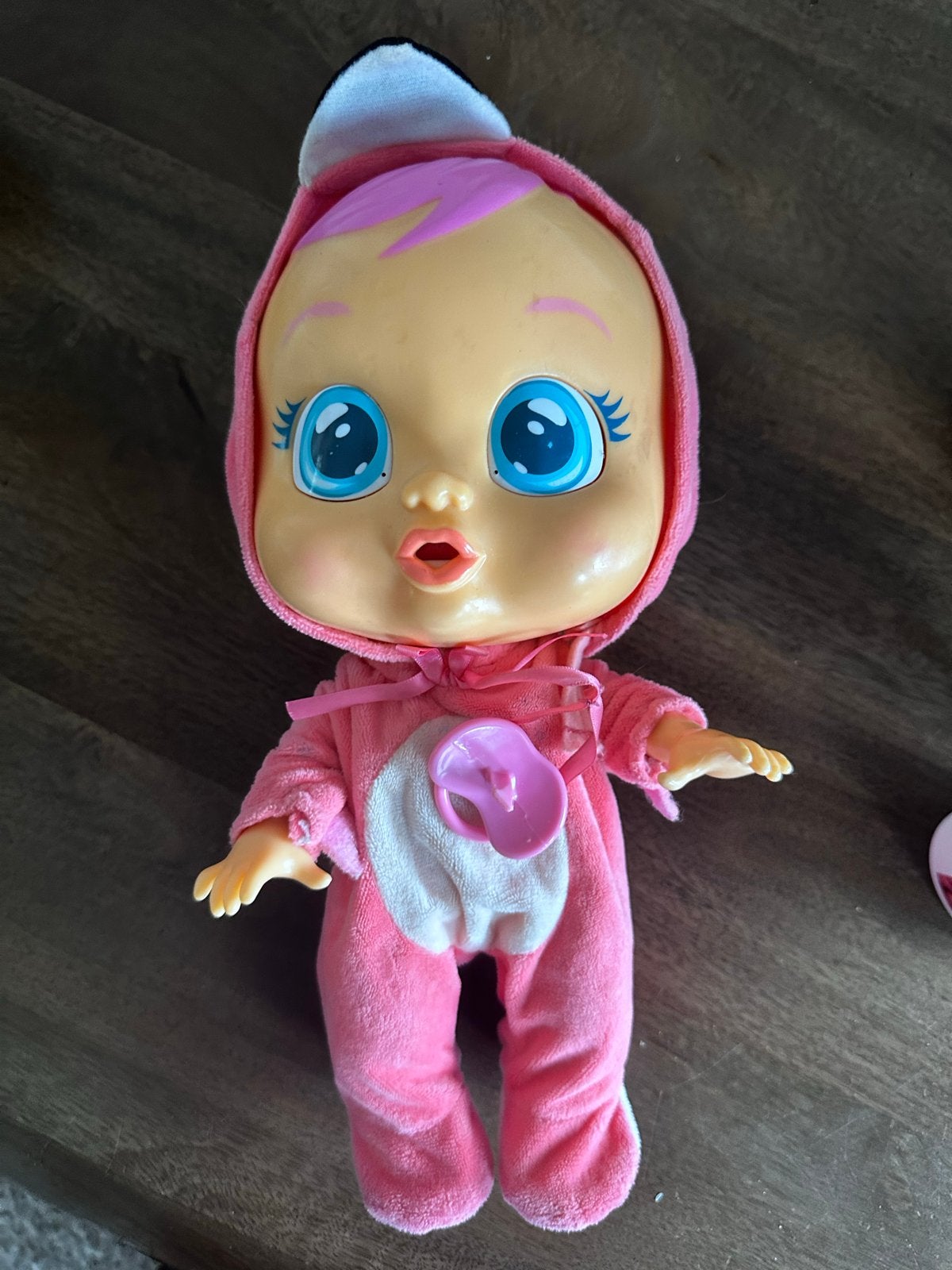 Cry Babies Flamingo pop, Kinderen en Baby's, Speelgoed | Poppen, Ophalen of Verzenden, Gebruikt, Babypop