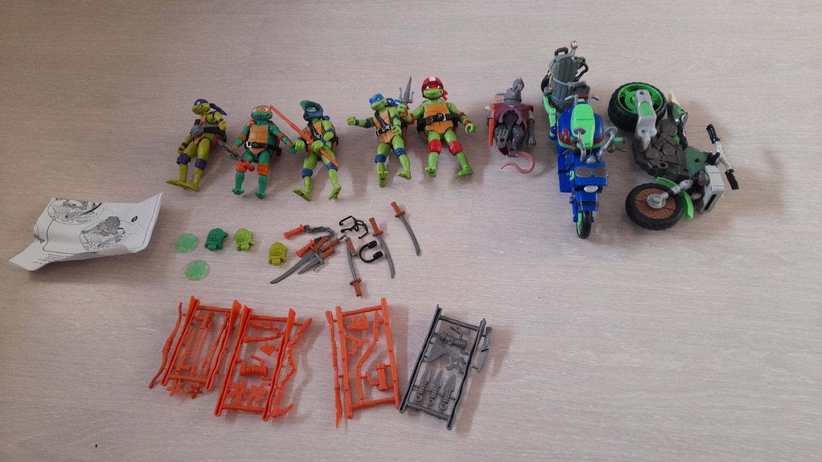 Zeer uitgebreide Ninja Turtle set, Ophalen of Verzenden, Zo goed als nieuw