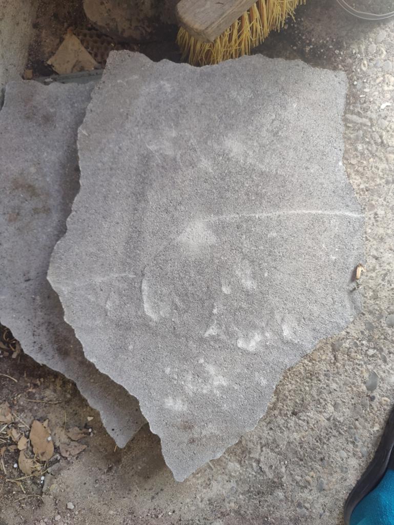 Licht grijze tegels (6 stuks), Tuin en Terras, Ophalen of Verzenden, Split