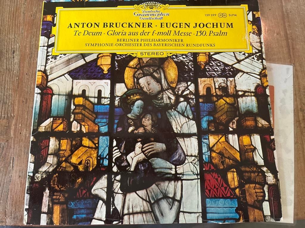 Anton Bruckner - Eugen Jochum - Te Deum LP Vinyl, Ophalen, Gebruikt, Originele persing, Romantiek