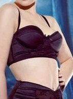 Restpartij van 8 Kiss Me Deadly longline bh's, Ophalen, Zwart, BH