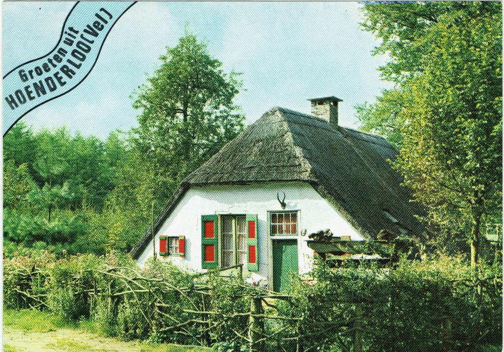 Hoenderloo – Boswoning. Gelopen Heenvliet 1991., Verzamelen, Ansichtkaarten | Nederland, Ophalen of Verzenden, 1980 tot heden