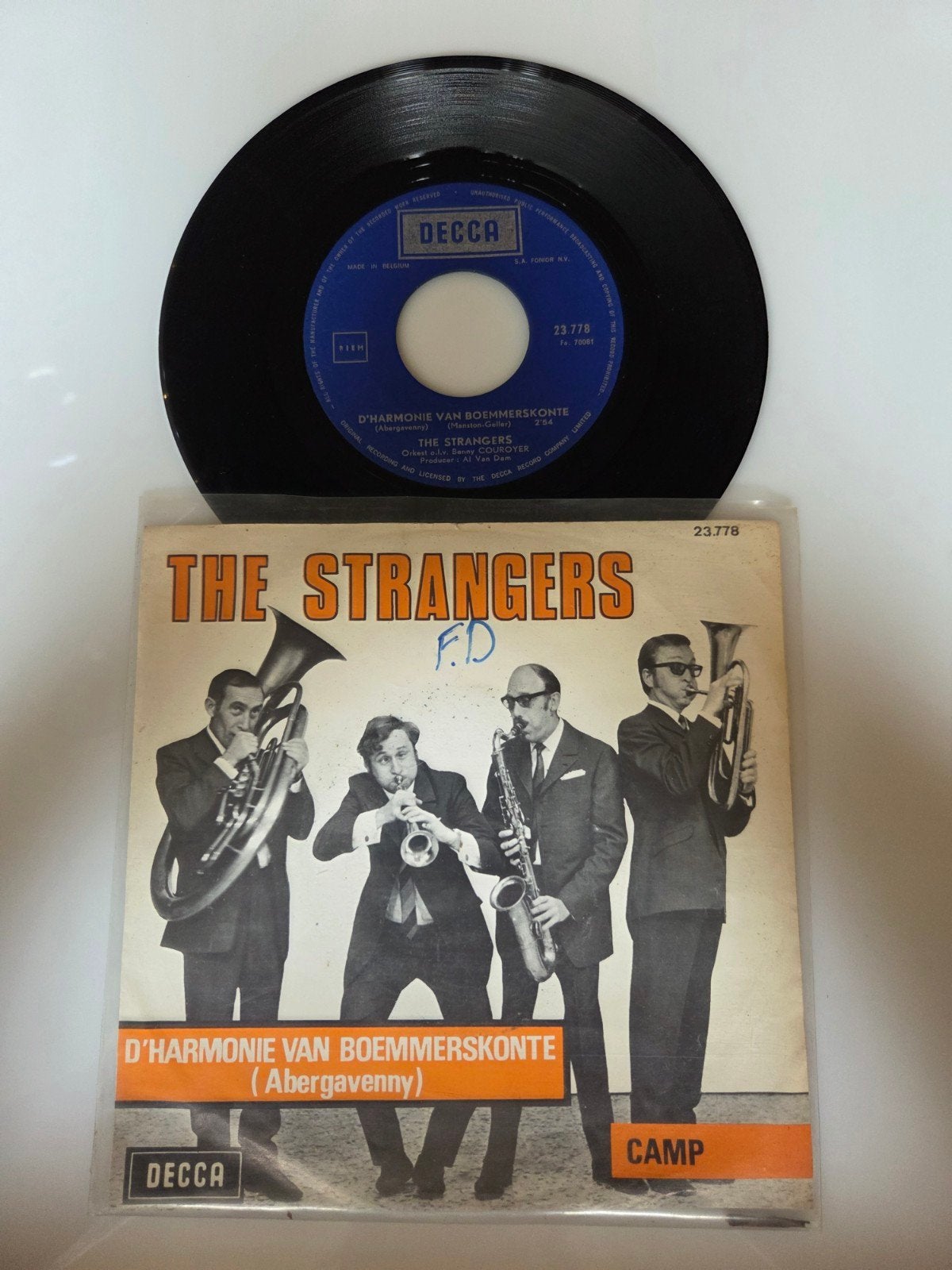 The Strangers - D'Harmonie van Boemmerskonte, Cd's en Dvd's, Ophalen of Verzenden, Gebruikt, 7 inch, Nederlandstalig