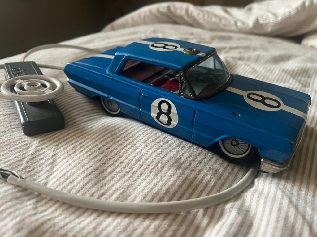 Blikken rally race auto antiek chevrolet MX  opknapper, Antiek en Kunst, Ophalen of Verzenden
