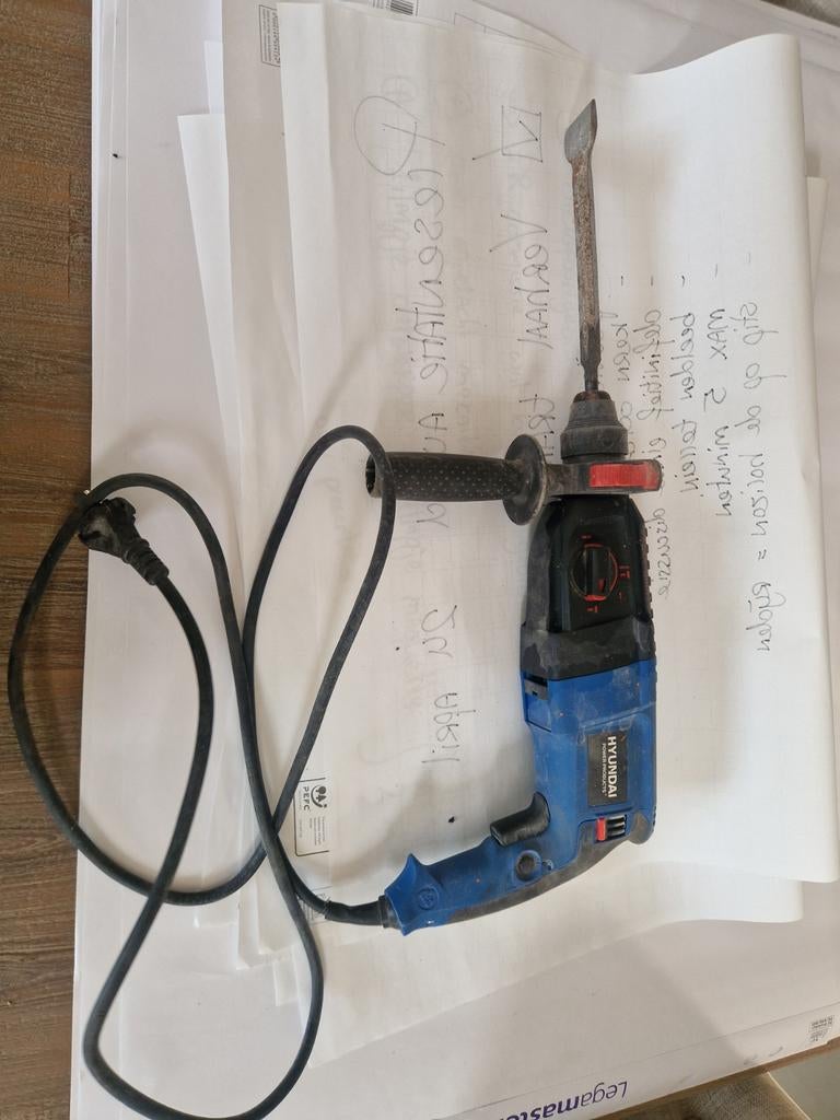 Hyundai pneumatische boorhamer, Ophalen, Boor- en/of Breekhamer, Klopboormechanisme, Gebruikt
