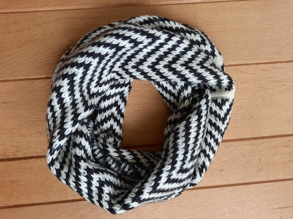 Sjaal kolsjaal kol zwart wit - nieuw -, Ophalen of Verzenden, Nieuw, Maat 46/48 (XL) of groter, Sjaal