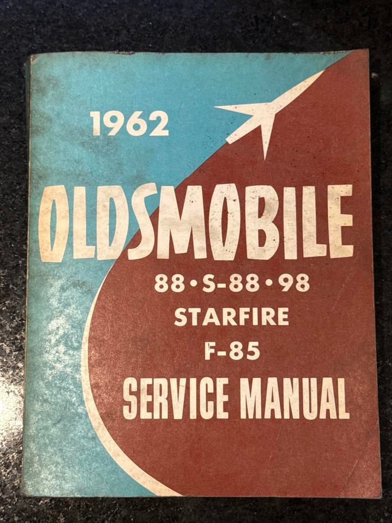 Werkplaatshandboek 1962 Oldsmobile 88, S-88, 98, Starfire, F, Verzenden, Gelezen, Overige merken