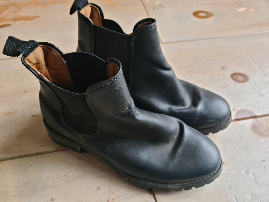 Leren paardrijschoenen van het merk WVS in maat 38., Dieren en Toebehoren, Paardrijkleding, Ophalen, Gebruikt, Schoeisel, Kinderen