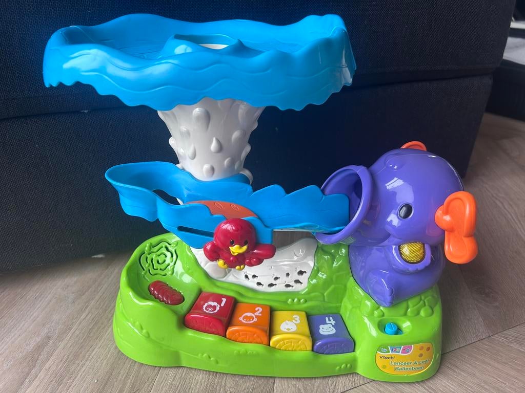 Vtech Lanceer & Leer Ballenbaan, Kinderen en Baby's, Speelgoed | Vtech, Ophalen of Verzenden, Zo goed als nieuw