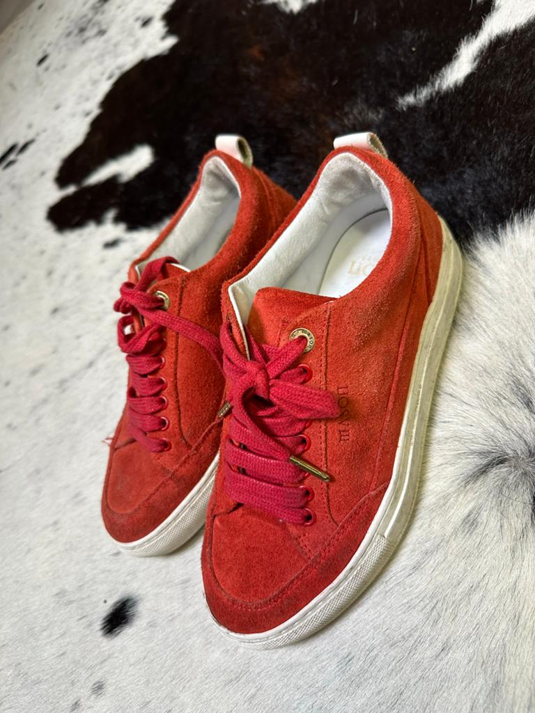 Mason Garments Sneakers Rood - Maat 38, Ophalen of Verzenden, Gedragen, Rood, Sneakers of Gympen