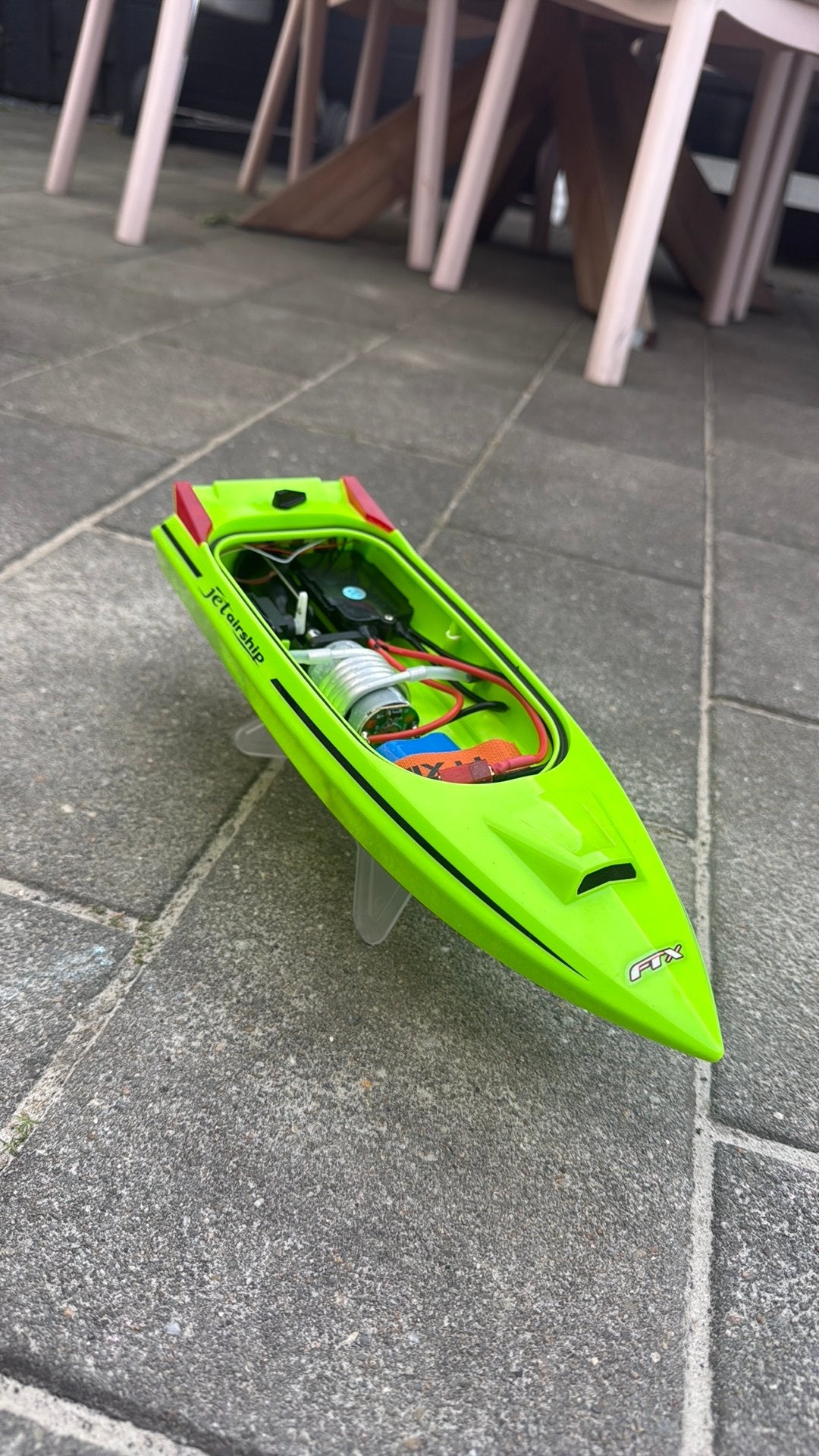 2 mooie ftx glader’s (rc jet boat), Ophalen, Zo goed als nieuw