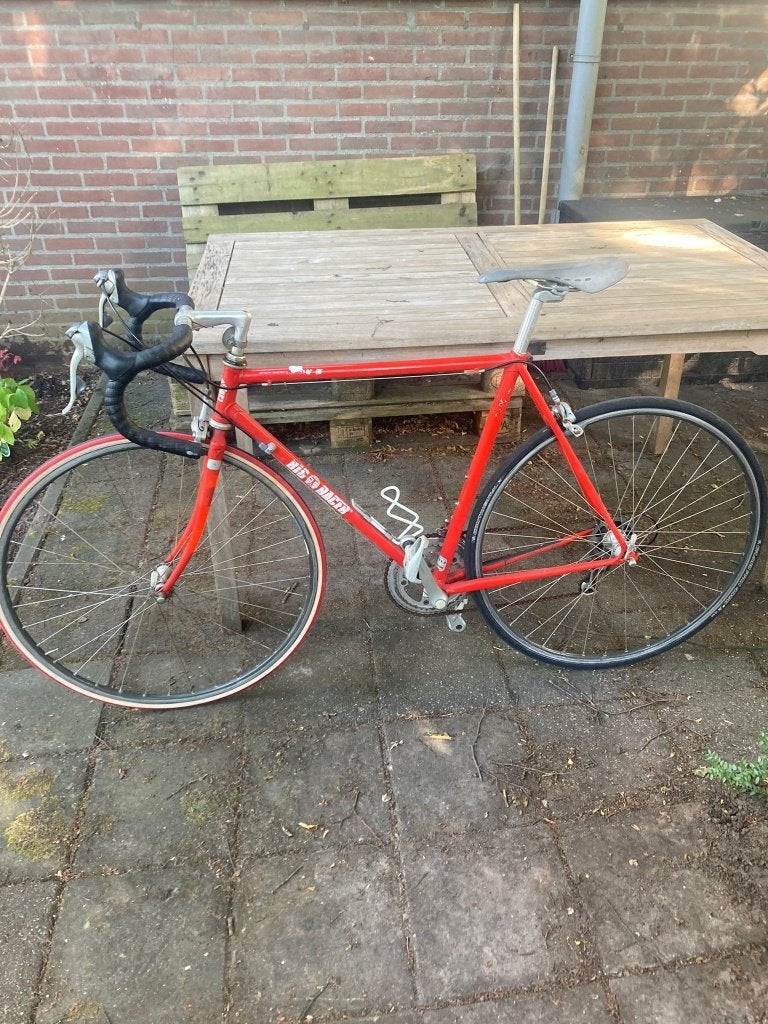Bioracer racefiets shimano 105 onderdelen, 28 inch, Gebruikt, Velgrem, Aluminium
