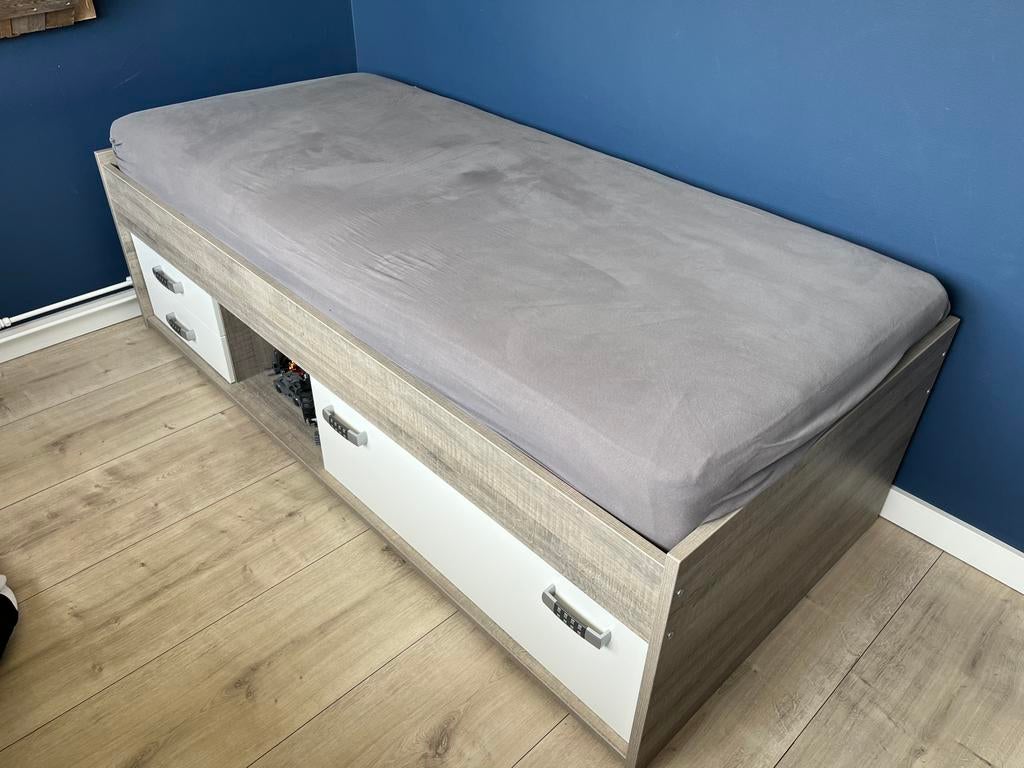 Beter Bed Kajuitbed Pep 90x200cm, 90 cm, Eenpersoons, Wit, Ophalen of Verzenden