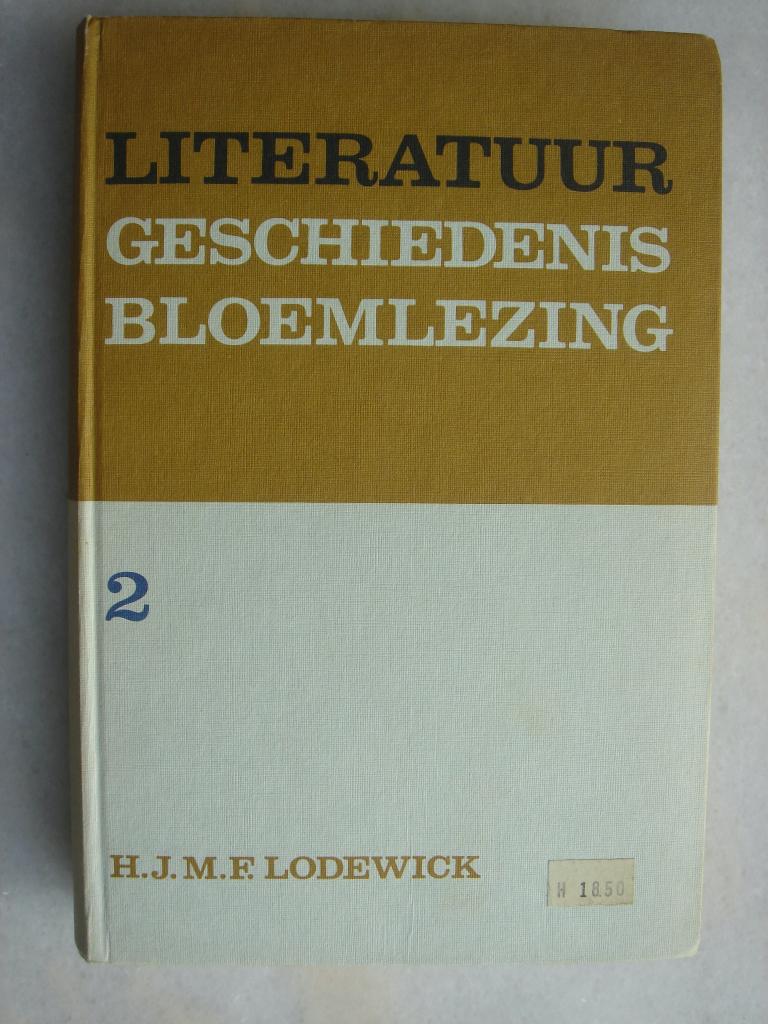 Literatuur Geschiedenis Bloemlezing 2 – H.J.M.F. Lodewick, Boeken, Ophalen of Verzenden, Gelezen, .J.M.F. Lodewick
