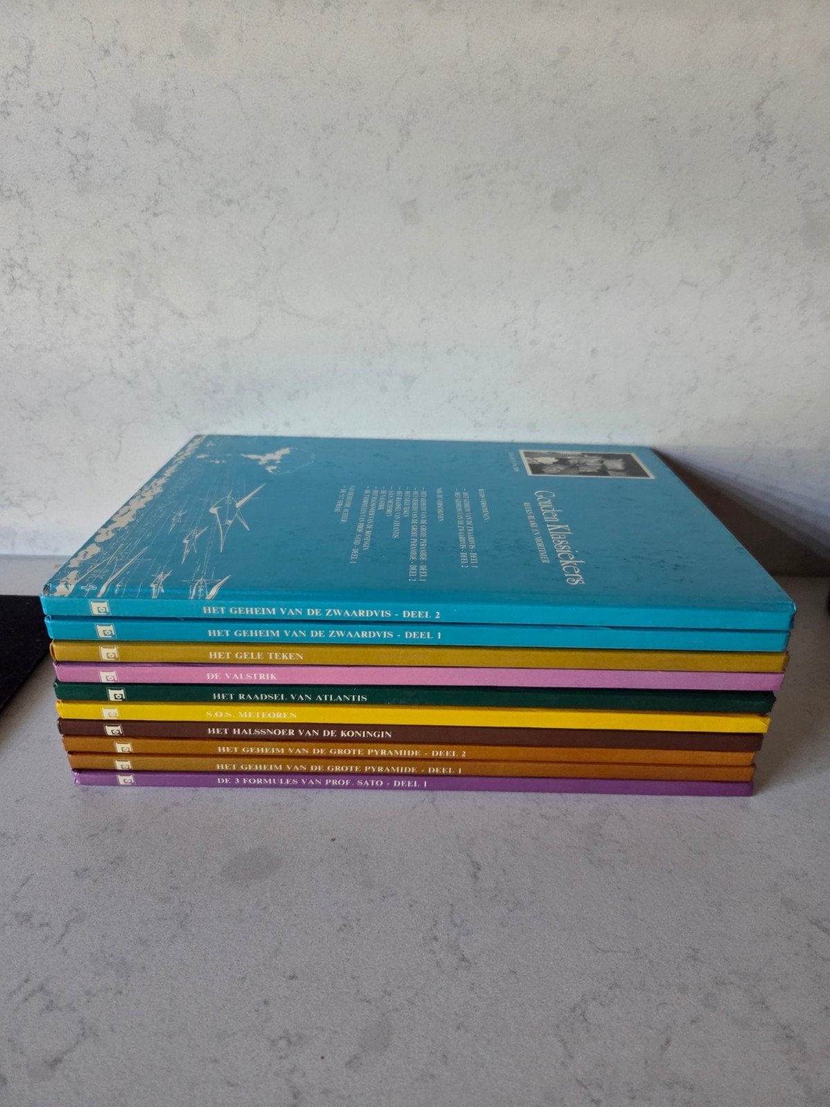 Blake en Mortimer - 10x hardcover - Gouden Klassiekers, Meerdere stripboeken, Ophalen of Verzenden, Gelezen