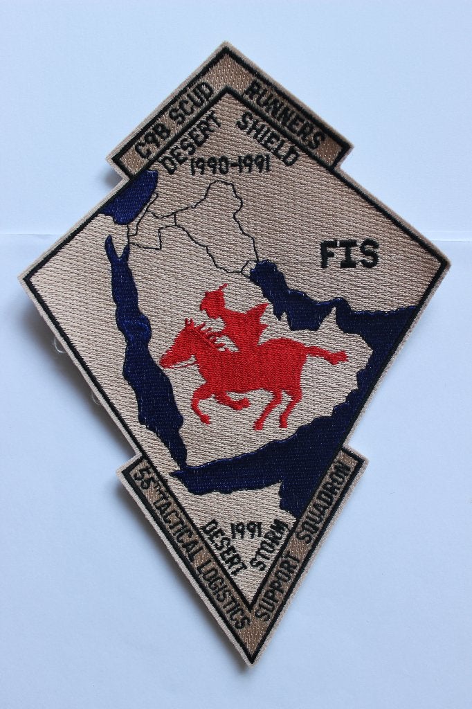 grote patch 55th  tactical logistics fis desert shield 90-91, Verzamelen, Verzenden, Luchtmacht, Amerika, Embleem of Badge