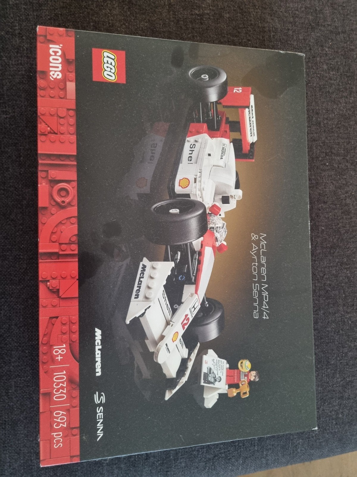 LEGO Icons McLaren MP4/4 & Ayrton Senna (10330) Nieuw, Ophalen, Lego, Nieuw, Icons