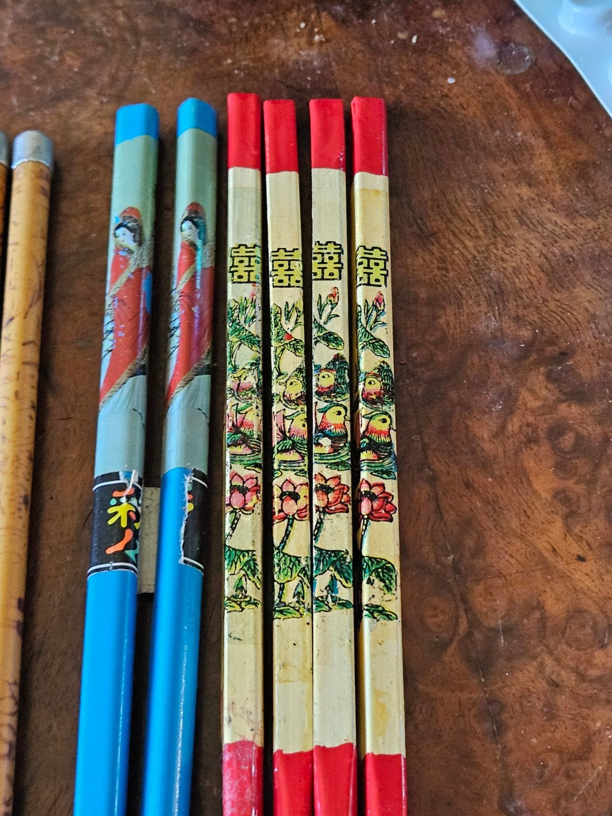 Vintage Eetstokjes Set - Diverse Ontwerpen, Ophalen of Verzenden