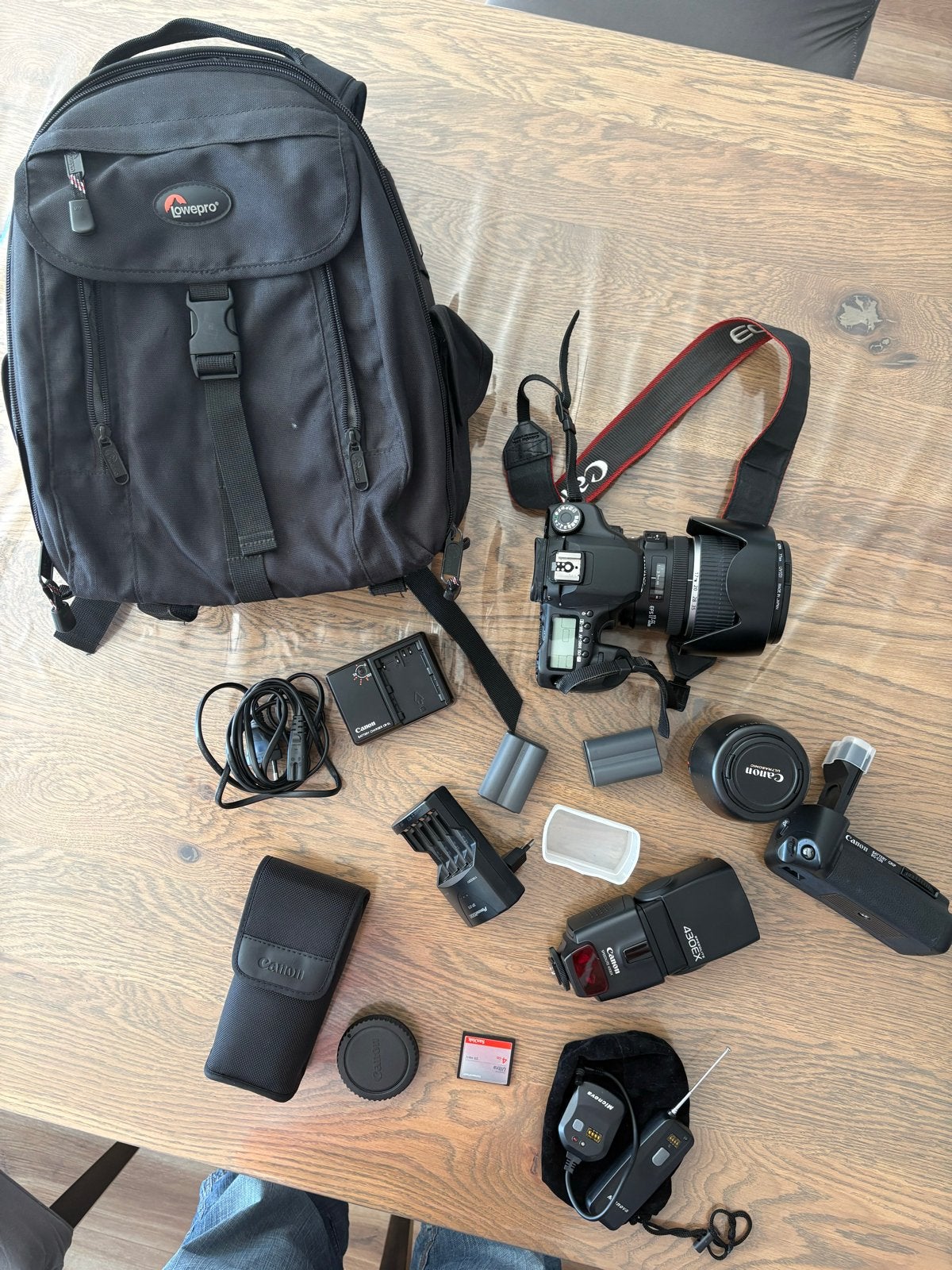 Complete Canon EOS 40D set met 2 lenzen, flitser en accessoi, Audio, Tv en Foto, Ophalen, Gebruikt, Spiegelreflex, Canon