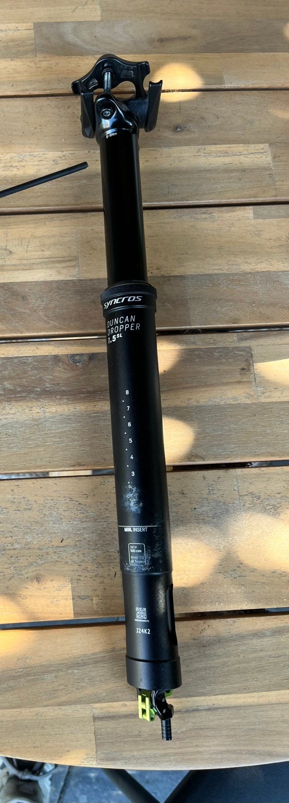 Syncros Duncan 1.5SL dropperpost|telescopische zadelpen, Fietsen en Brommers, Fietsonderdelen, Overige typen, Ophalen of Verzenden