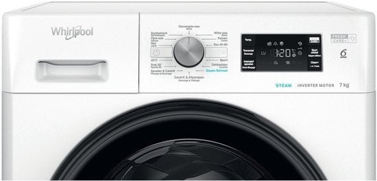 Whirlpool wasmachine FFBBE 7469 BV - 7kg, Whirlpool Nederland B.V., Minder dan 85 cm, Koningin Wilhelminaplein 14 1062 HH Amsterdam