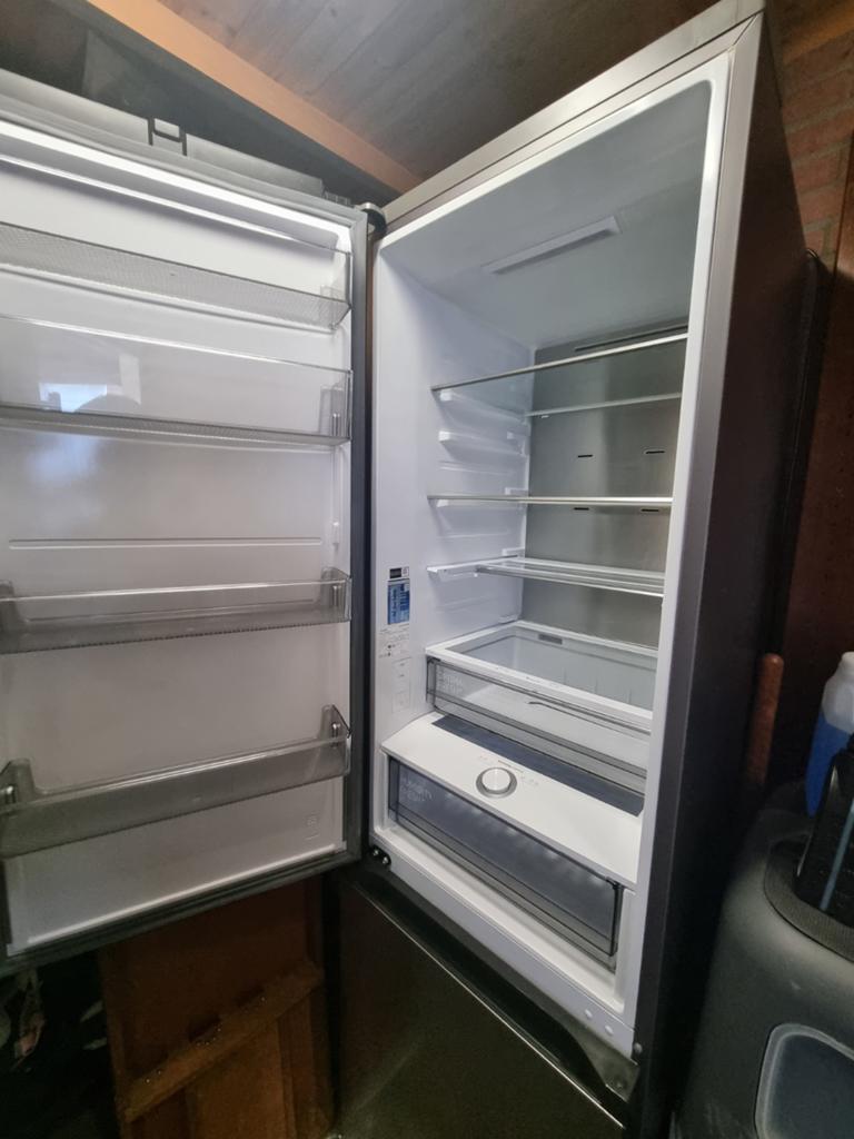 Samsung RB38A7B6BS9/EF Koel-vriescombinatie RVS 3 jaar oud., Ophalen, 200 liter of meer, 60 cm of meer, Met aparte vriezer