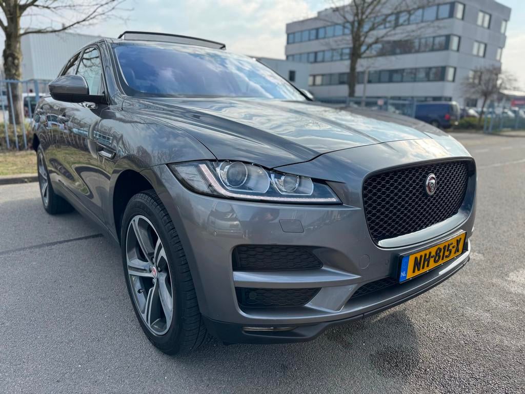 Jaguar F-PACE 2.0 Portfolio AWD 20d PANO LED 180pk, Automaat, Gebruikt, 4 cilinders, Bi-Xenon koplampen