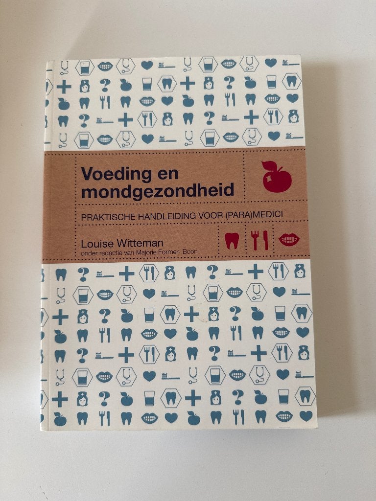 Voeding en mondgezondheid studieboek, Boeken, Ophalen of Verzenden, Beta, Gelezen, HBO