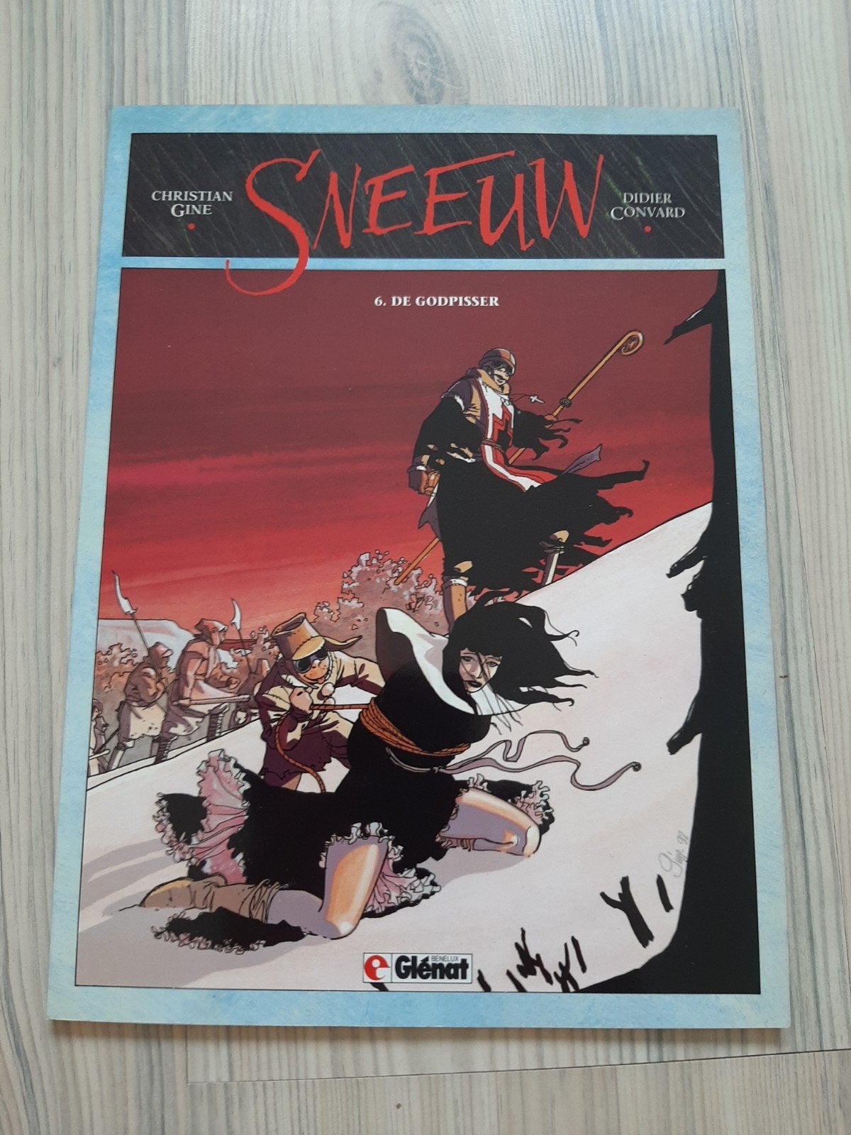 Sneeuw 6: De Godpisser - Stripboek Glénat, Ophalen of Verzenden