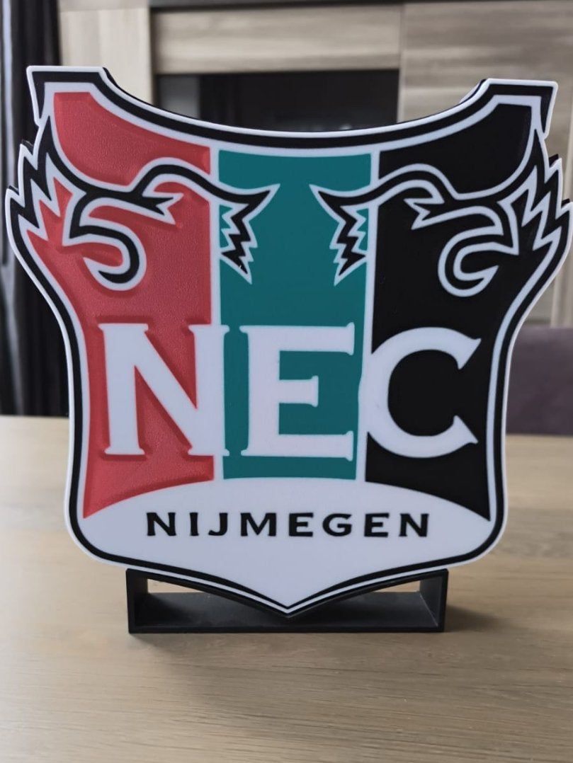 N.E.C. Nijmegen logo  lichtbalk, Ophalen of Verzenden, Nieuw, Overige binnenlandse clubs, Beeldje of Poppetje