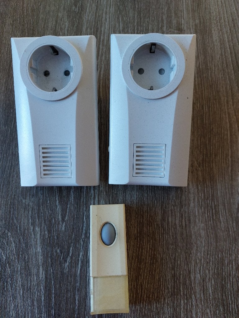 Draadloze deurbel met 2 Receivers Elro DB260., Ophalen of Verzenden, Gebruikt, Draadloos