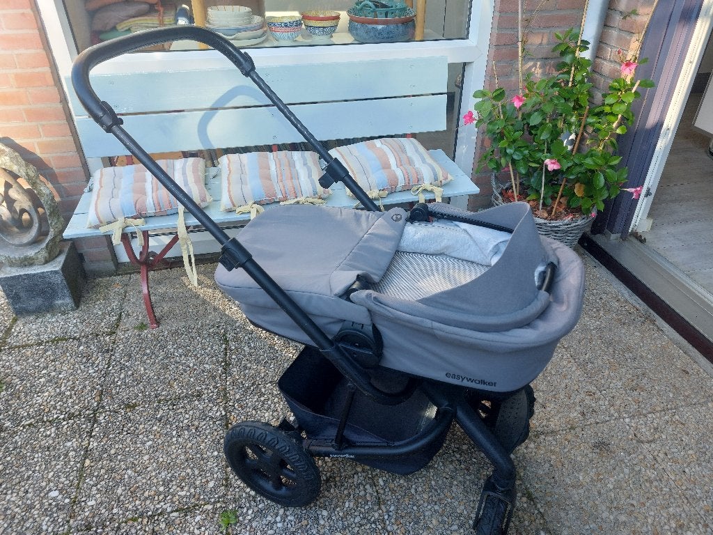 Easywalker Harvey2 All Terrain met o.a. regenkappen, Kinderen en Baby's, Gebruikt, Combiwagen, Met reiswieg, Ophalen