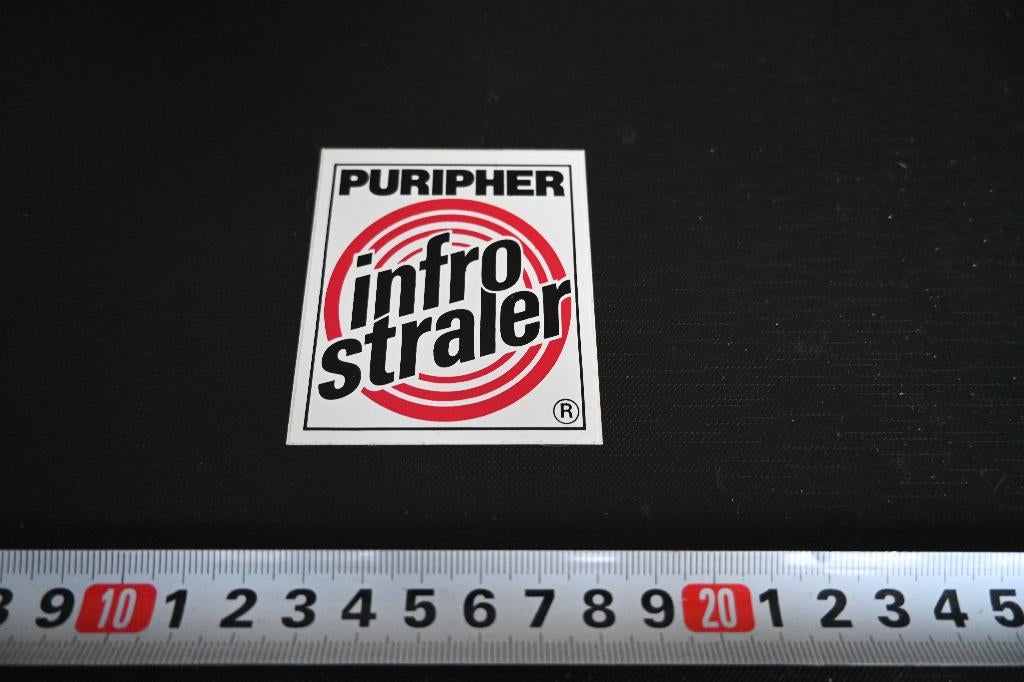 sticker PURIPHER infro straler, Verzamelen, Stickers, Zo goed als nieuw, Ophalen
