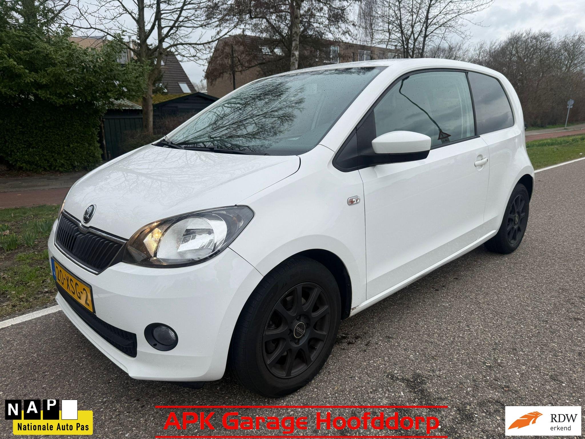 Skoda Citigo 1.0 Greentech Tour, Auto's, Voorwielaandrijving, Euro 5, Stof, Gebruikt
