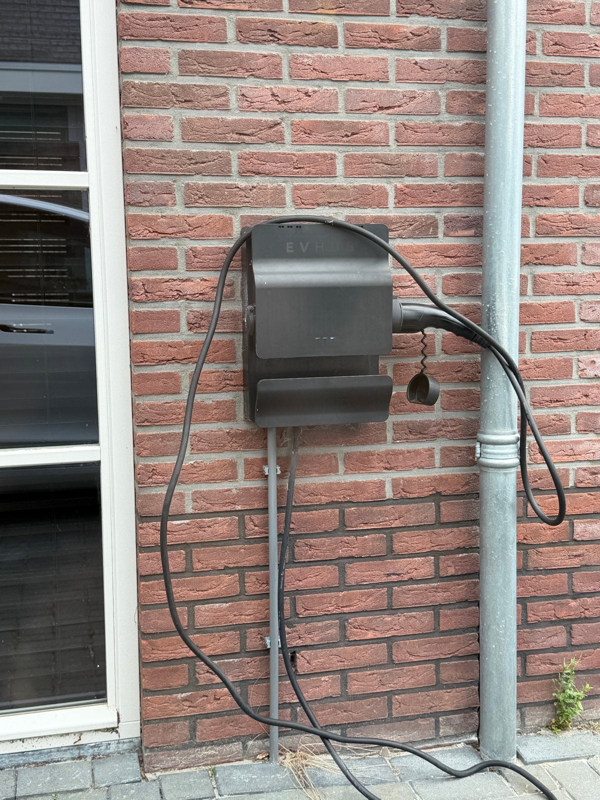 EVHUB laadpaal 11kW type 2 vaste kabel 5 meter, Ophalen, Gebruikt, Laadpaal en Laadkabel