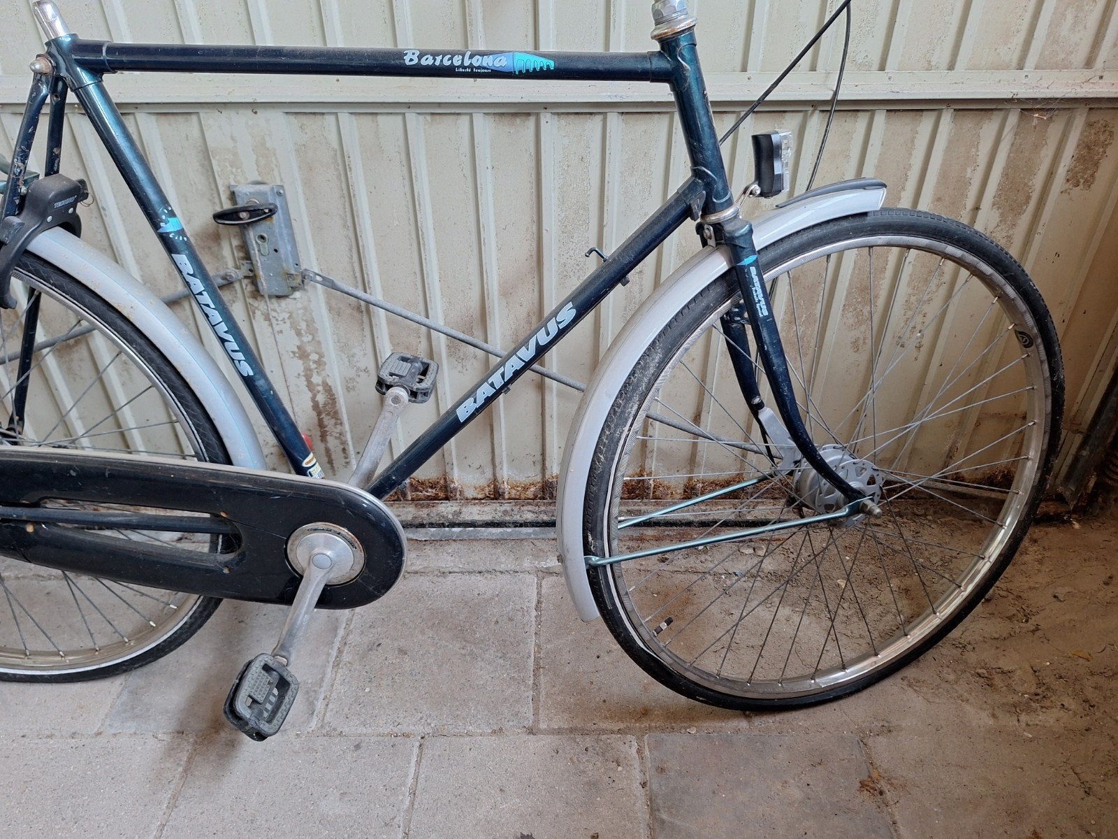 Batavus Barcelona Herenfiets - Gebruikt, Fietsen en Brommers, Fietsen | Dames | Damesfietsen, Ophalen, Batavus, Trommelrem, 53 tot 56 cm