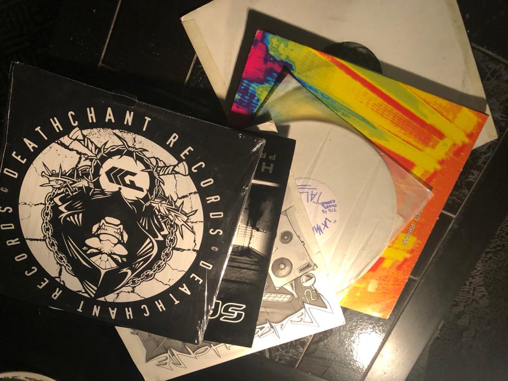 9 platen Hardcore crossbreed terror Vinyl, Cd's en Dvd's, Vinyl | Dance en House, Gebruikt, EP, Overige genres, 2020 tot heden