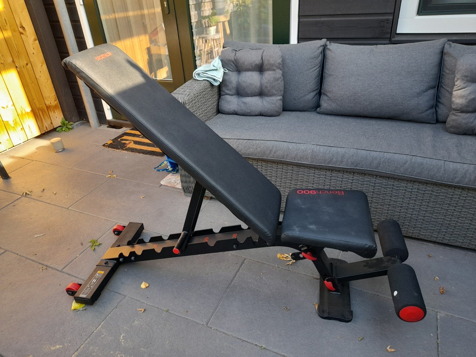 Fitnessbankje Bench 900 - Zo goed als nieuw, Ophalen, Zo goed als nieuw, Benen, Fitnessbank