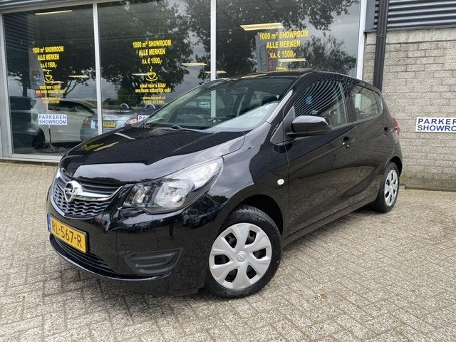 Opel KARL 1.0 ecoFLEX Edition Airco/Cruise (bj 2017), Auto's, Opel, 839 kg, Gebruikt, Euro 6, Zwart