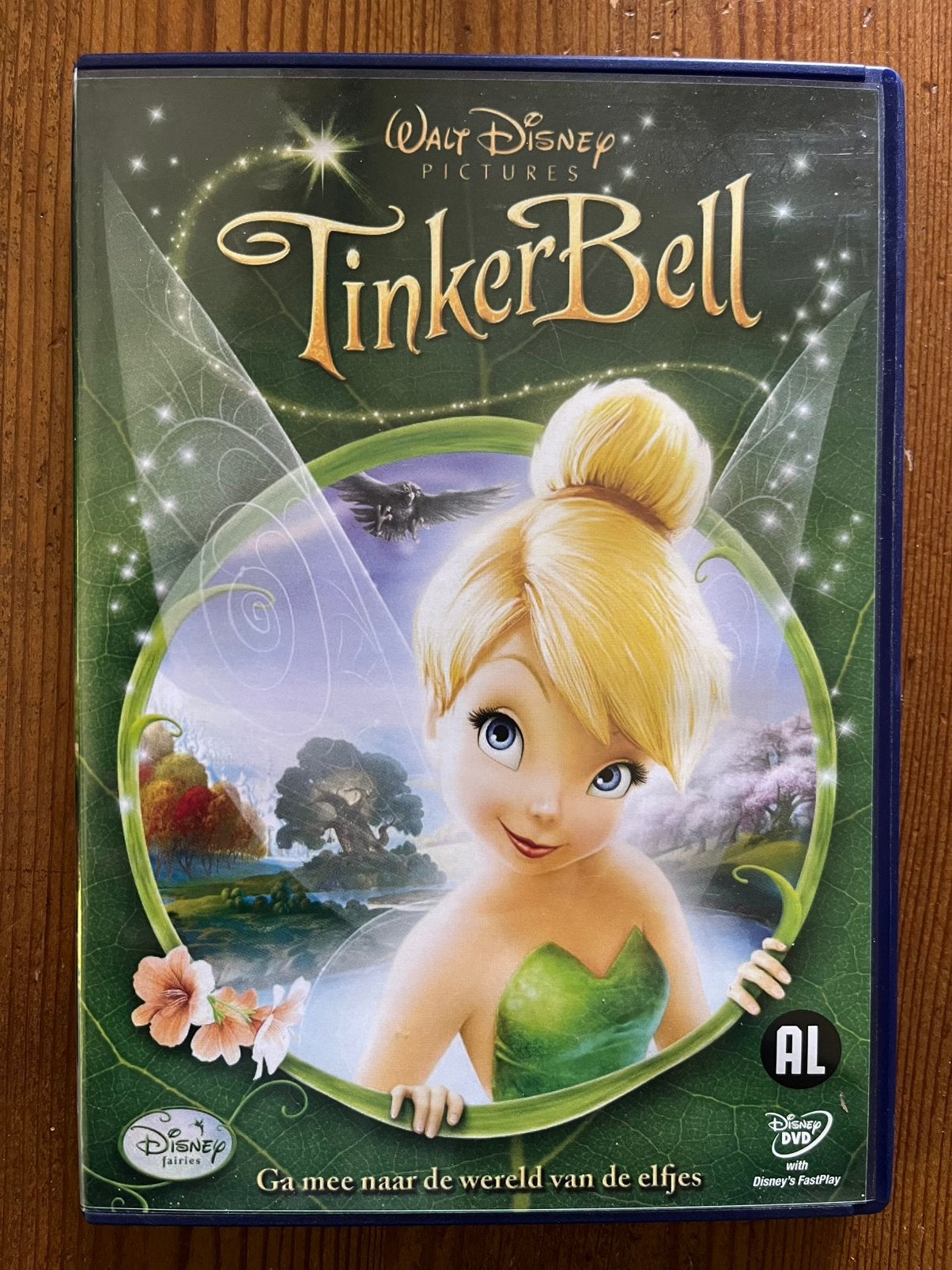 Disney TinkerBell DVD - Ga mee naar de wereld van de elfjes, Avontuur, Alle leeftijden, Ophalen of Verzenden, Zo goed als nieuw