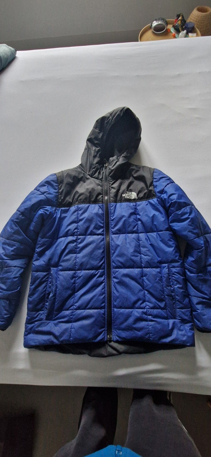 The North Face omkeerbare jas (146), Kinderen en Baby's, Jongen of Meisje, Ophalen of Verzenden, Jas, Gebruikt