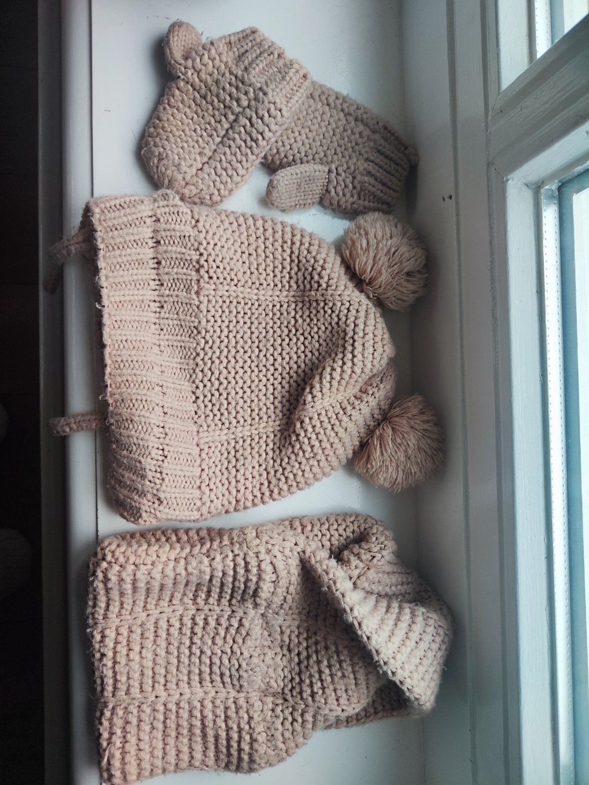 Zara gebreide muts, sjaalring en wanten set, Kinderen en Baby's, Babykleding | Mutsen, Sjaals en Wanten, Ophalen of Verzenden